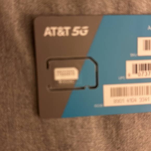 AT&T sim card. Surprisingly hard to get and expensive if you go to att. - Picture 3 of 5